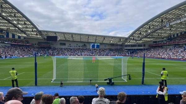 American Express Stadium, section: S1E, row: H, seat: 101