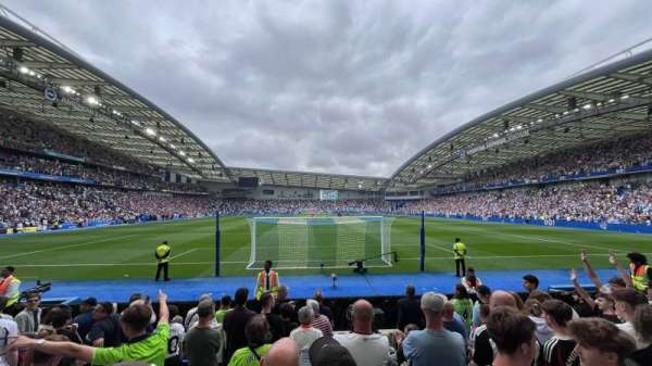 American Express Stadium, section: S1E, row: H, seat: 101