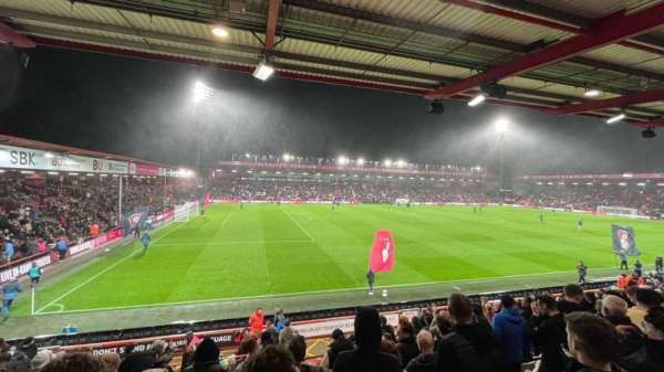 Vitality Stadium, section: 23, row: N, seat: 216