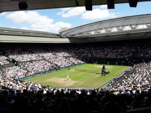 Wimbledon, Centre Court, section: 308, row: Q, seat: 187