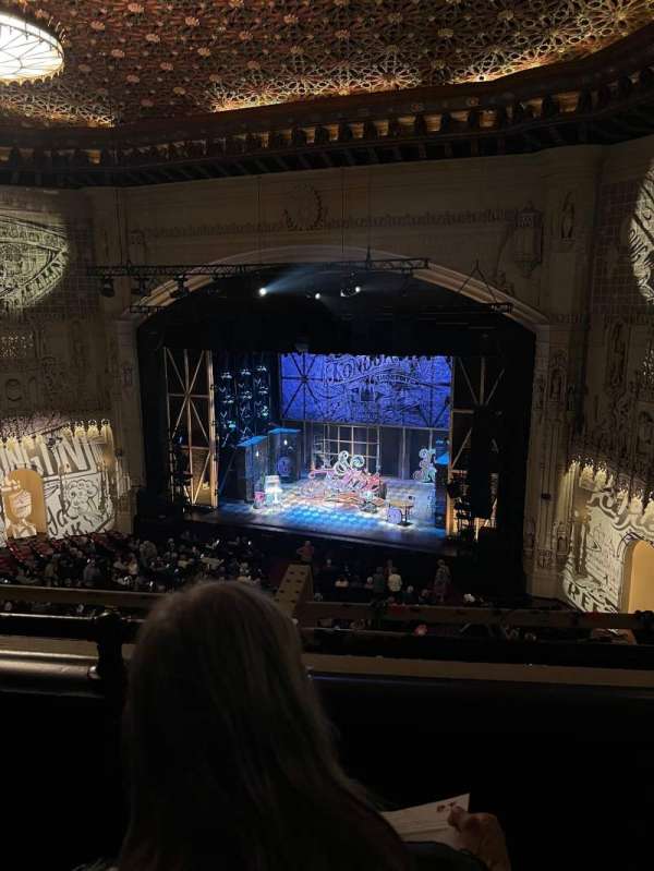 Orpheum Theatre, San Francisco, section: Balcony R, row: B, seat: 126