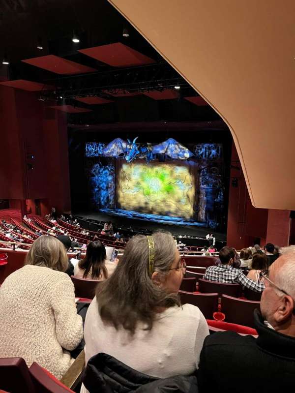 San Diego Civic Theatre, section: Mezzanine R, row: O, seat: 56