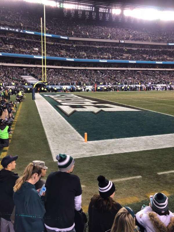Lincoln Financial Field, section: 134, row: 1, seat: 13