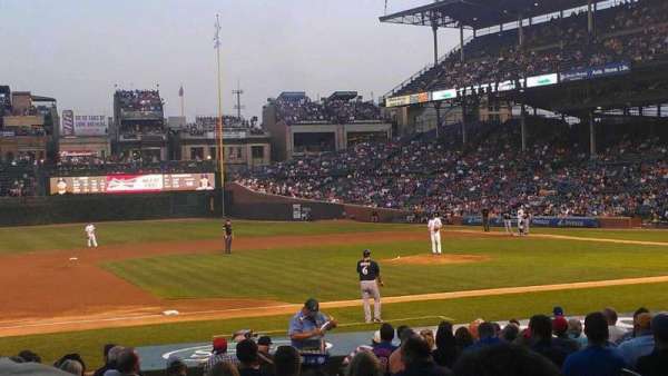 Wrigley Field, section: 110, row: 5, seat: 7
