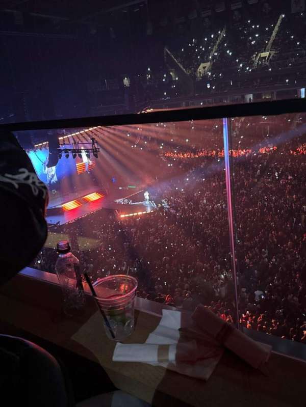Barclays Center, section: The key, row: A, seat: 6