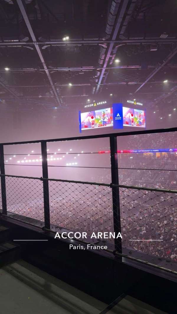 Accor Arena, section: Balcon R, row: 82, seat: 15