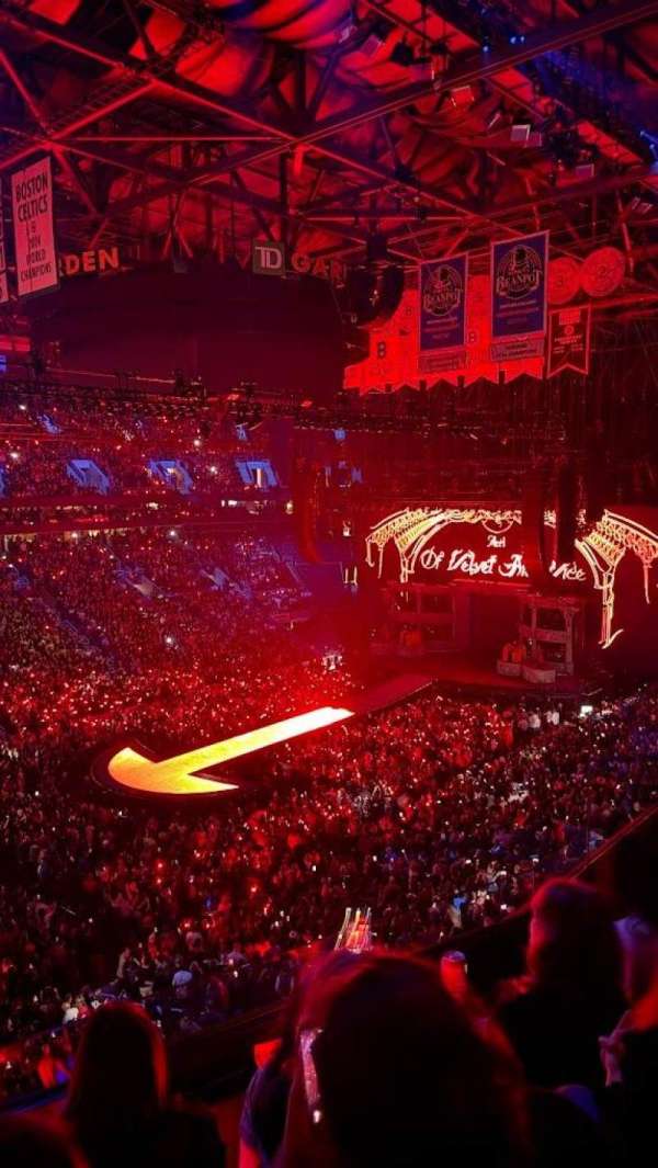 TD Garden, section: 304, row: 3, seat: 4