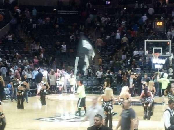 Frost Bank Center, section: 112, row: 11, seat: 4