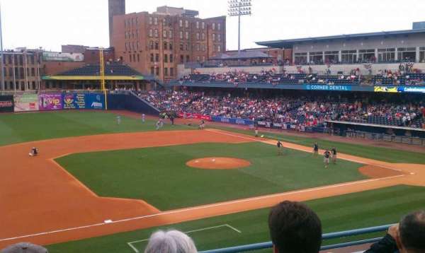 Fifth Third Field, section: 203, row: D, seat: 7
