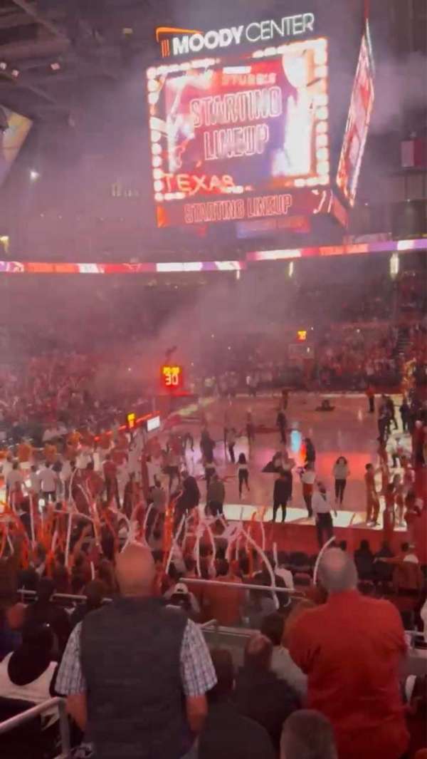 Moody Center, section: 112, row: H, seat: 7