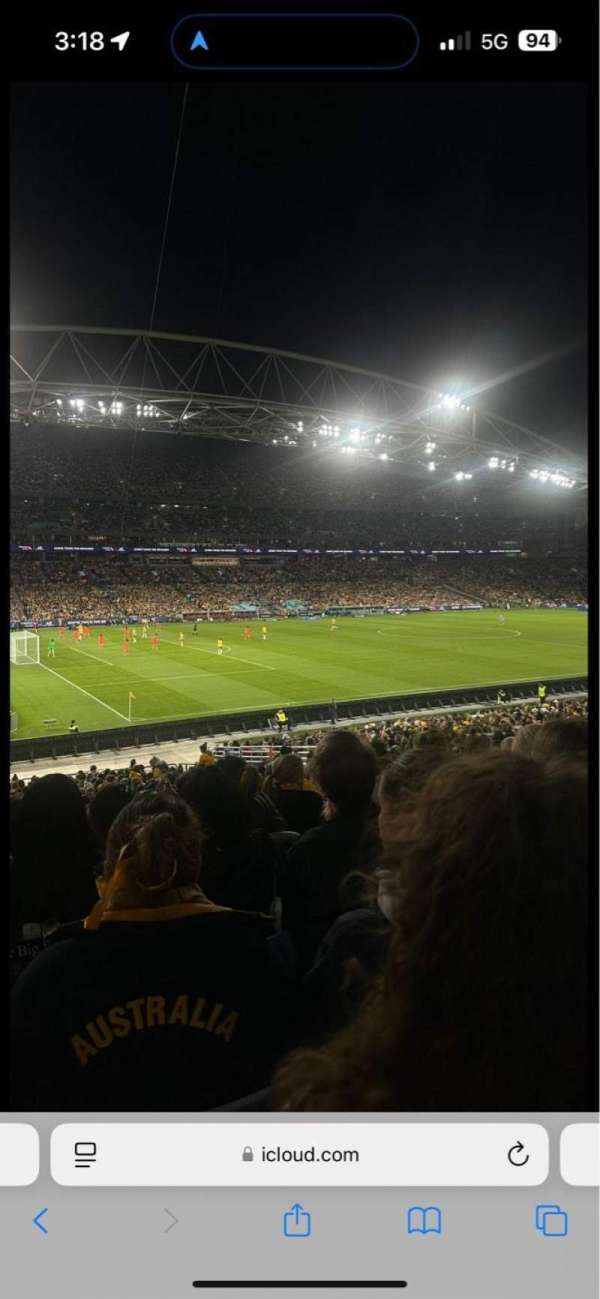 Accor Stadium, section: 103-2, row: 35, seat: 14