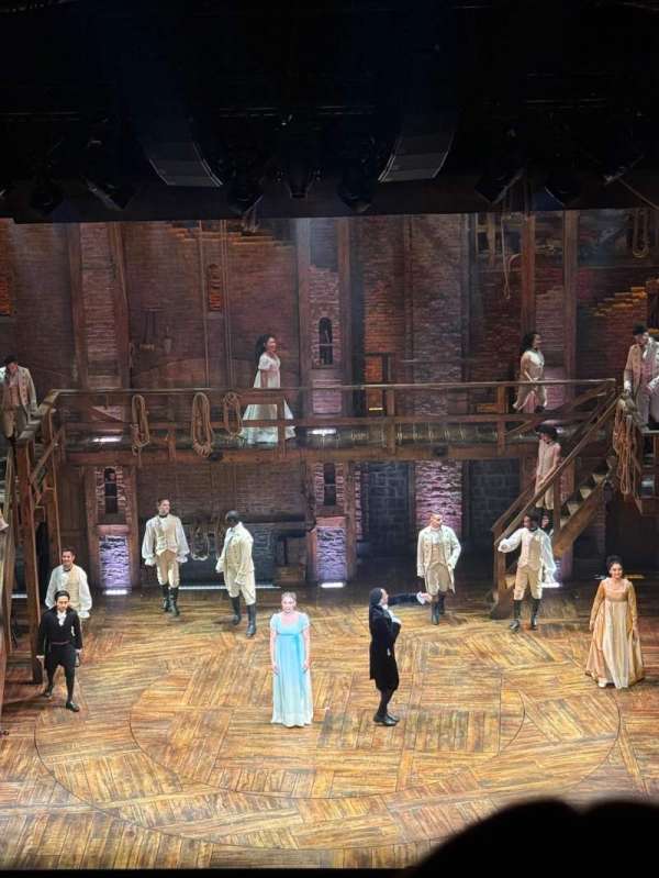 Richard Rodgers Theatre, section: Rear Mezzanine C, row: H, seat: 106