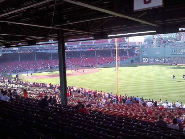 Fenway Park, section: Grandstand 6, row: 15, seat: 7