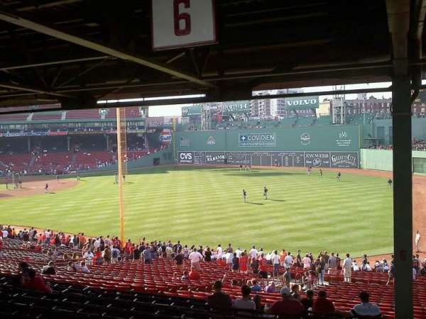 Fenway Park, section: Grandstand 6, row: 15, seat: 8