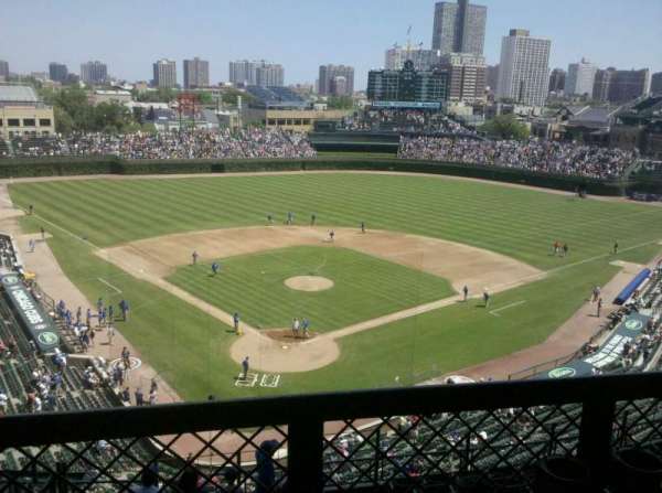 Wrigley Field, section: 319R, row: 1, seat: 6