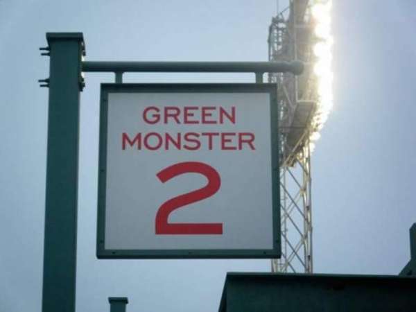 Fenway Park, section: Green Monster 2