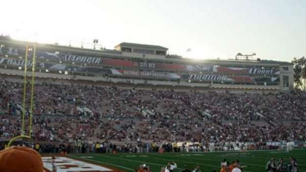 Rose Bowl, section: 1-L, row: 6, seat: 5