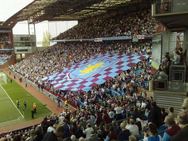 Villa Park, section: B6, row: Trinity Rd, seat: 141