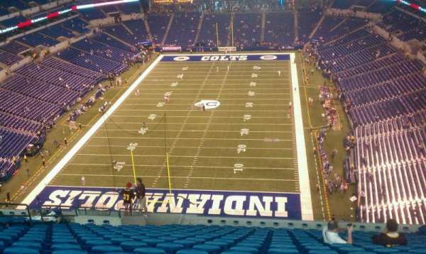 Lucas Oil Stadium, section: 625, row: 18, seat: 18