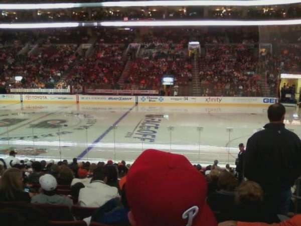 Xfinity Mobile Arena, section: 114, row: 15, seat: 18