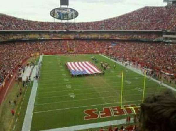 Arrowhead Stadium, section: 337, row: 2, seat: 12