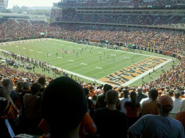 Paycor Stadium, section: E, row: 22, seat: 5