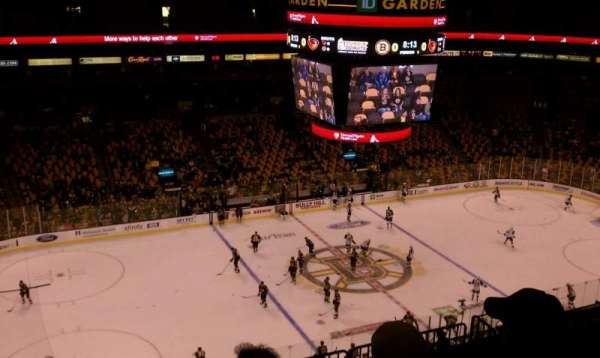 TD Garden, section: 318, row: 10, seat: 13