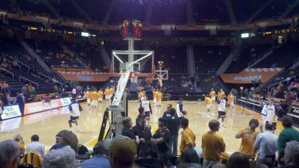 Thompson-Boling Arena, section: 129, row: 2, seat: 5
