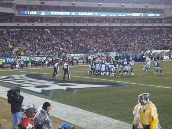 Lincoln Financial Field, section: 114, row: 5, seat: 7