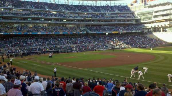 Target Field, section: 104, row: 9, seat: 11