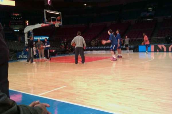 Madison Square Garden, section: 10, row: 2, seat: 5