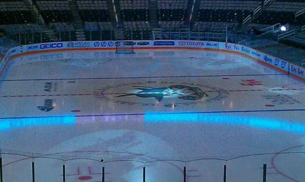 SAP Center, section: 123, row: 23, seat: 14