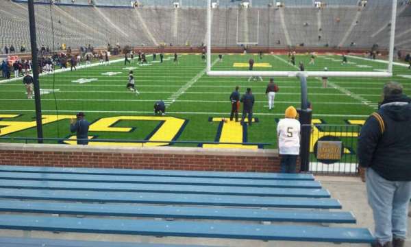 Michigan Stadium, section: 12, row: 12, seat: 10