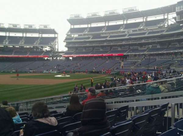 Nationals Park, section: 112, row: S, seat: 20