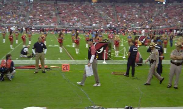 State Farm Stadium, section: 127, row: 2, seat: 3