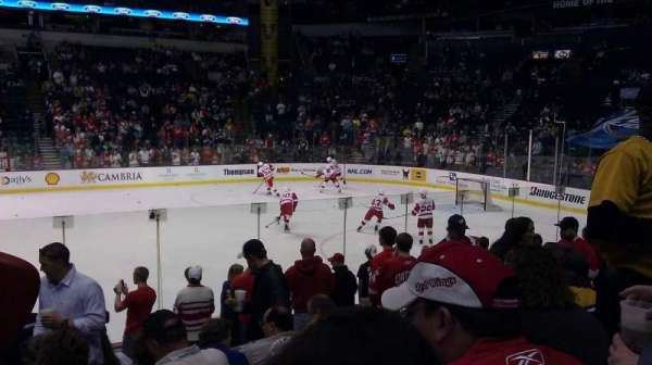 Bridgestone Arena, section: 106, row: LL, seat: 8
