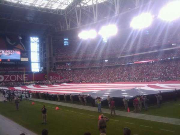 State Farm Stadium, section: 124, row: 6, seat: 1
