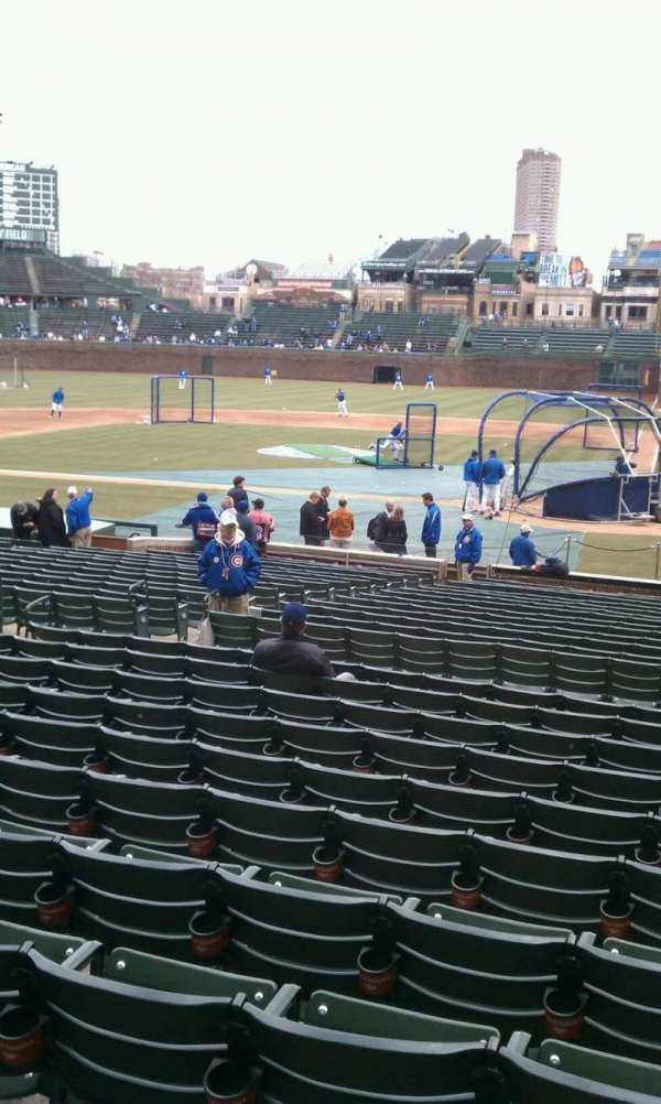 Wrigley Field, section: 114, row: 11, seat: 14