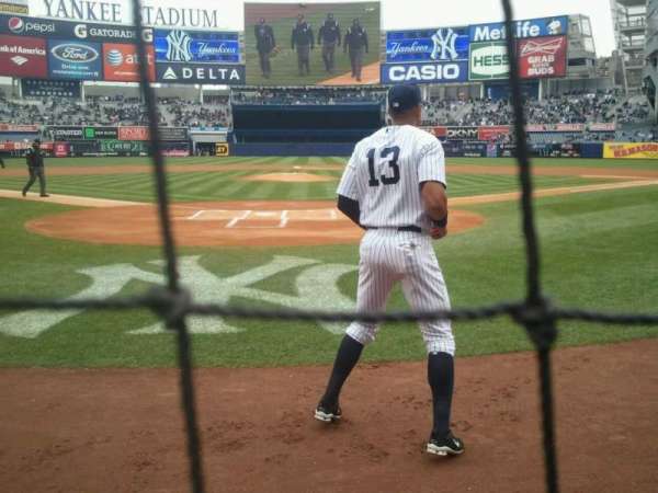 Yankee Stadium, section: 020, row: 1, seat: 5
