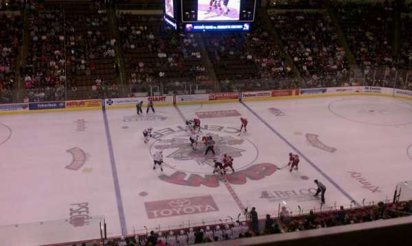 Giant Center, section: 219, row: A, seat: 4