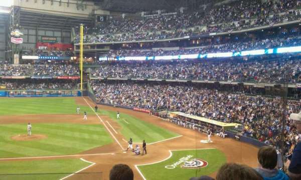 American Family Field, section: 222, row: 5, seat: 18