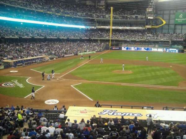 American Family Field, section: 214, row: 1, seat: 11