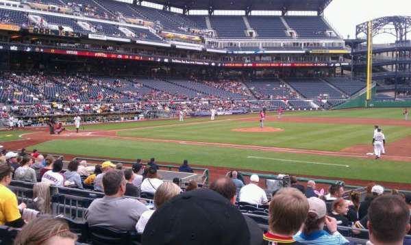 PNC Park, section: 109, row: e, seat: 3