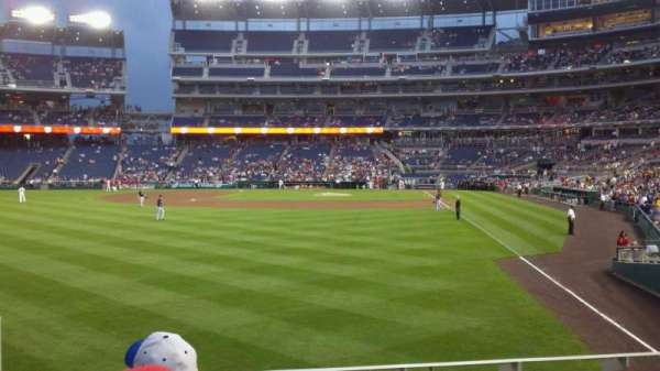 Nationals Park, section: 106, row: D, seat: 16