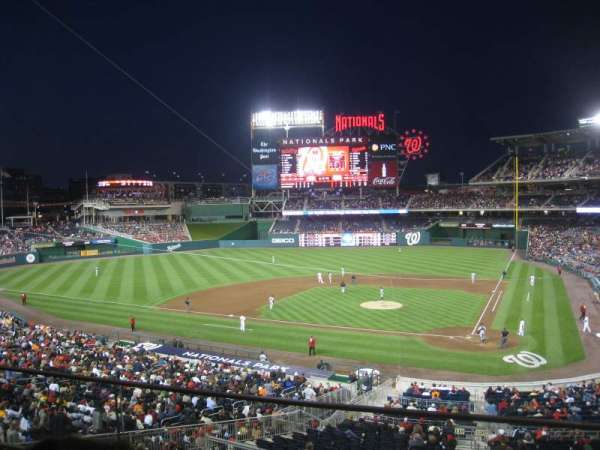 Nationals Park, section: 210, row: B, seat: 1