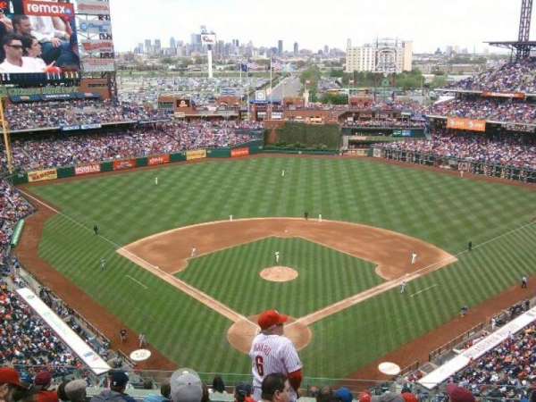 Citizens Bank Park, section: 420, row: 8, seat: 12