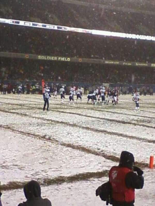 Soldier Field, section: 114, row: 1, seat: 2