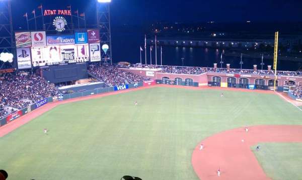 Oracle Park, section: VR325, row: 14