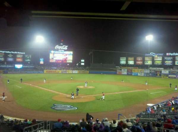 Coca-Cola Park, section: 112, row: !, seat: 8