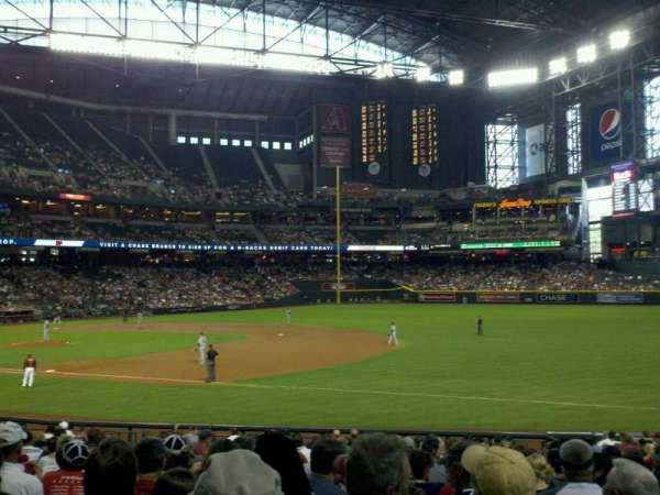Chase Field, section: 113, row: 26